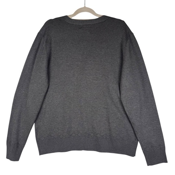 Soda Men’s Cardigan Size Large Button closure V-neck Gray Lightweight - Picture 2 of 9